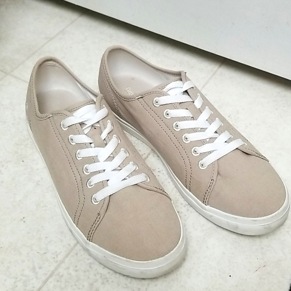 TIMBERLAND Beige Canvas Newport Bay Oxford Shoes